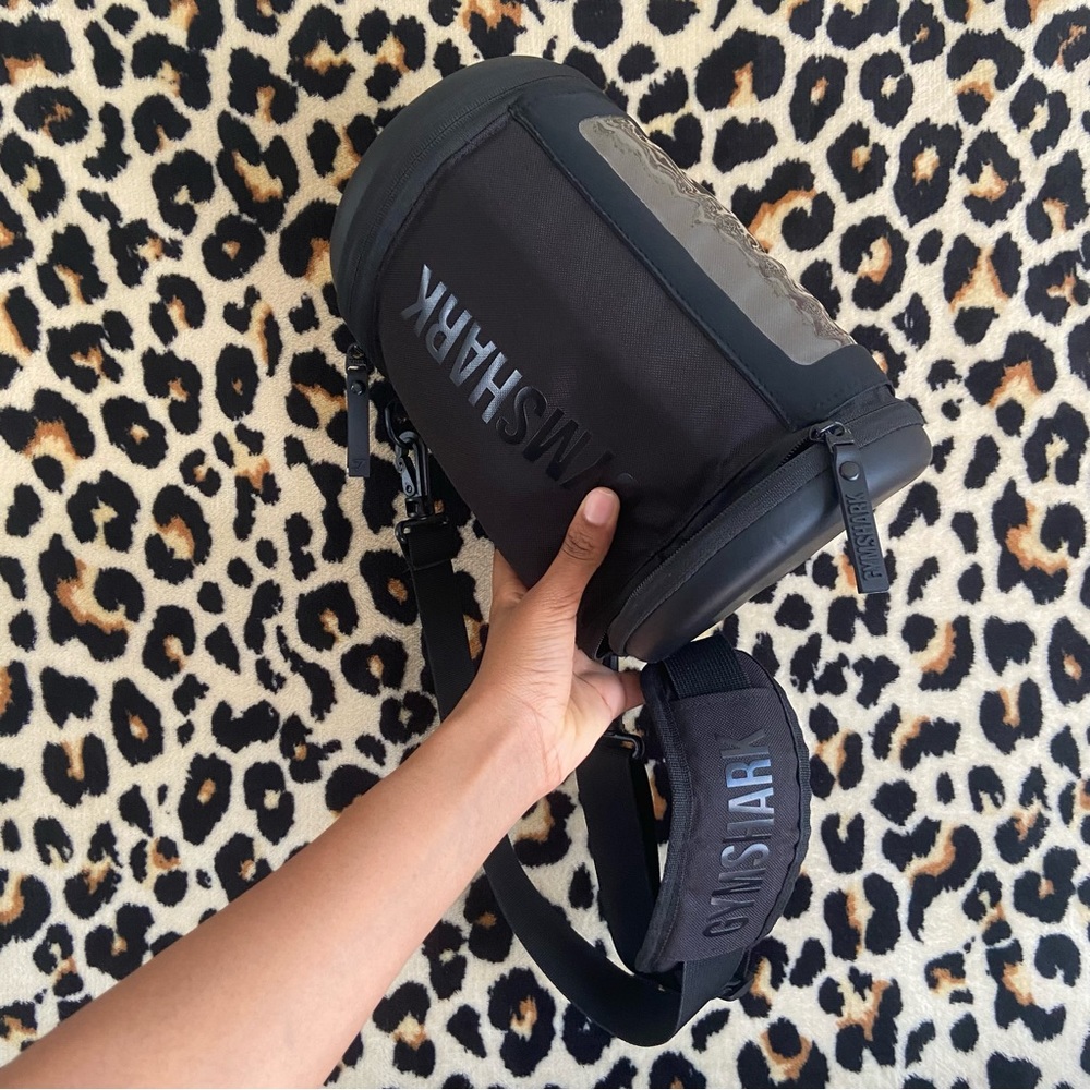 GymShark Black Gym Bold / Barrel Mini Bag